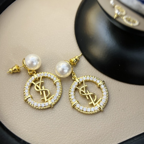 Wholesale Yves Saint Laurent YSL Earrings For Women #1204676 $25.00 USD, Wholesale Quality Replica Yves Saint Laurent YSL Earrings