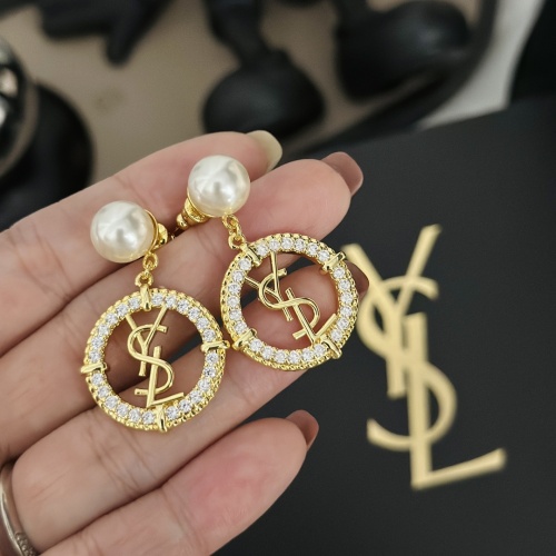 Replica Yves Saint Laurent YSL Earrings For Women #1204676 $25.00 USD for Wholesale