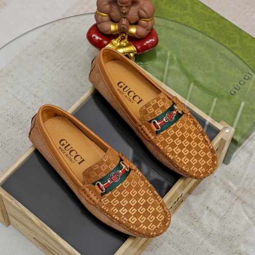 Wholesale Gucci Oxfords Shoes For Men #1204714 $80.00 USD, Wholesale Quality Replica Gucci Oxfords Shoes