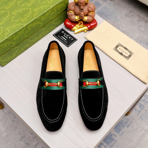 Replica Gucci Oxfords Shoes For Men #1204727 $82.00 USD for Wholesale