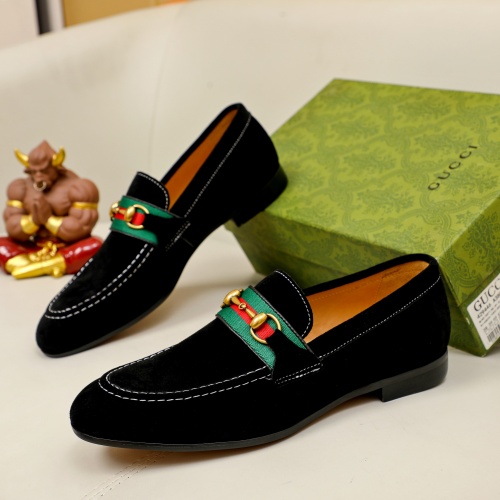 Replica Gucci Oxfords Shoes For Men #1204727 $82.00 USD for Wholesale