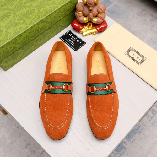 Replica Gucci Oxfords Shoes For Men #1204731 $82.00 USD for Wholesale