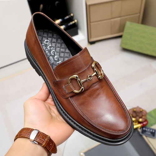 Replica Gucci Oxfords Shoes For Men #1204745 $96.00 USD for Wholesale