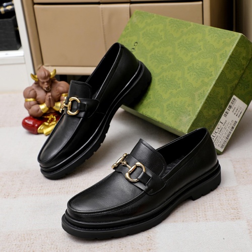 Replica Gucci Oxfords Shoes For Men #1204749 $96.00 USD for Wholesale