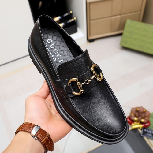 Replica Gucci Oxfords Shoes For Men #1204749 $96.00 USD for Wholesale