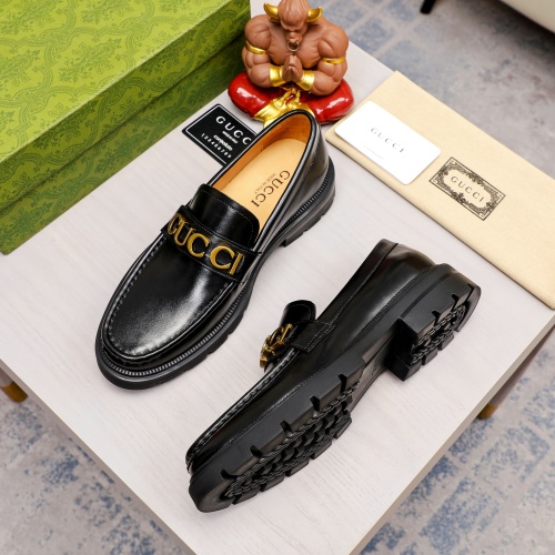 Replica Gucci Oxfords Shoes For Men #1204753 $92.00 USD for Wholesale