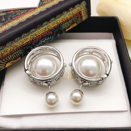 Replica Christian Dior Earrings For Women #1204763 $29.00 USD for Wholesale