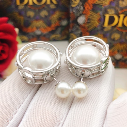 Replica Christian Dior Earrings For Women #1204763 $29.00 USD for Wholesale