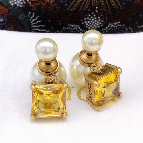 Replica Christian Dior Earrings For Women #1204807 $29.00 USD for Wholesale