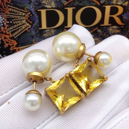 Replica Christian Dior Earrings For Women #1204807 $29.00 USD for Wholesale