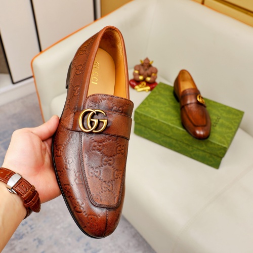 Replica Gucci Oxfords Shoes For Men #1204812 $88.00 USD for Wholesale