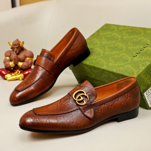 Replica Gucci Oxfords Shoes For Men #1204812 $88.00 USD for Wholesale