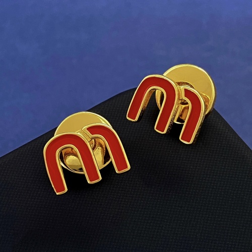 Wholesale MIU MIU Earrings For Women #1204846 $29.00 USD, Wholesale Quality Replica MIU MIU Earrings