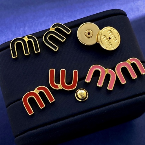 Replica MIU MIU Earrings For Women #1204846 $29.00 USD for Wholesale