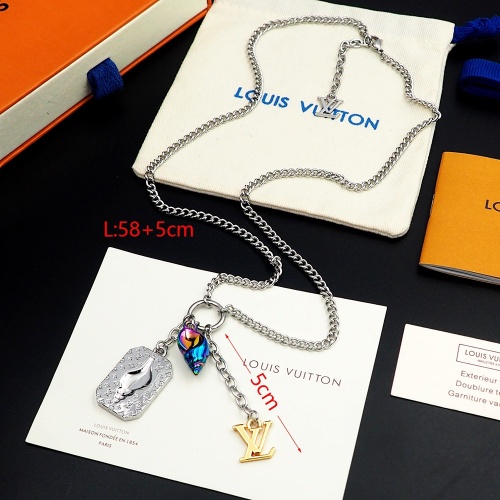 Wholesale Louis Vuitton Necklaces #1204960 $32.00 USD, Wholesale Quality Replica Louis Vuitton Necklaces