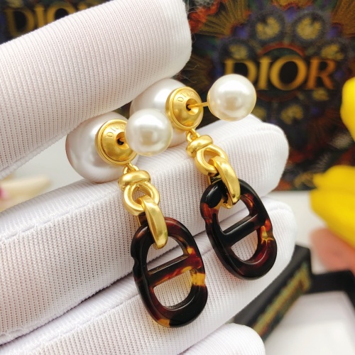 Replica Christian Dior Earrings For Women #1204996 $29.00 USD for Wholesale