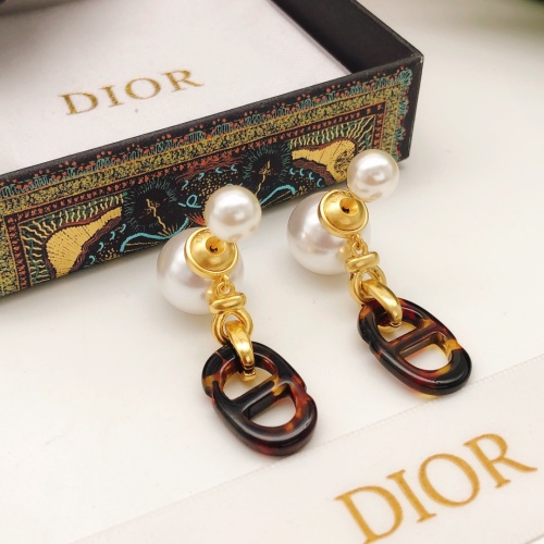 Replica Christian Dior Earrings For Women #1204996 $29.00 USD for Wholesale