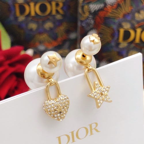 Replica Christian Dior Earrings For Women #1205037 $29.00 USD for Wholesale