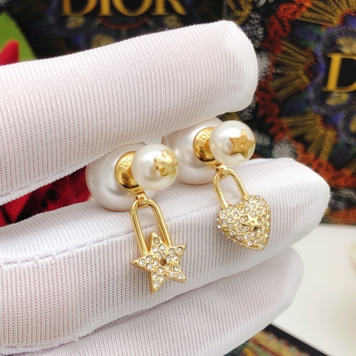 Replica Christian Dior Earrings For Women #1205037 $29.00 USD for Wholesale