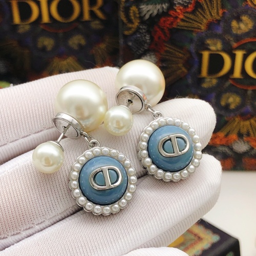 Replica Christian Dior Earrings For Women #1205043 $29.00 USD for Wholesale