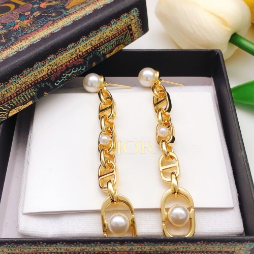 Replica Christian Dior Earrings For Women #1205183 $29.00 USD for Wholesale