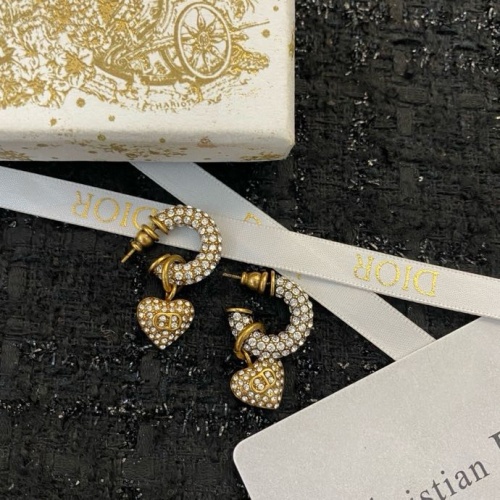 Replica Christian Dior Earrings For Women #1205250 $38.00 USD for Wholesale