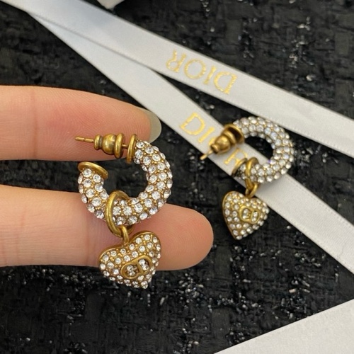 Replica Christian Dior Earrings For Women #1205250 $38.00 USD for Wholesale