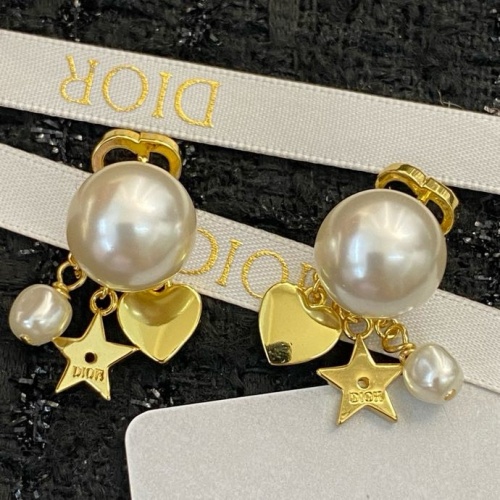 Replica Christian Dior Earrings For Women #1205270 $36.00 USD for Wholesale