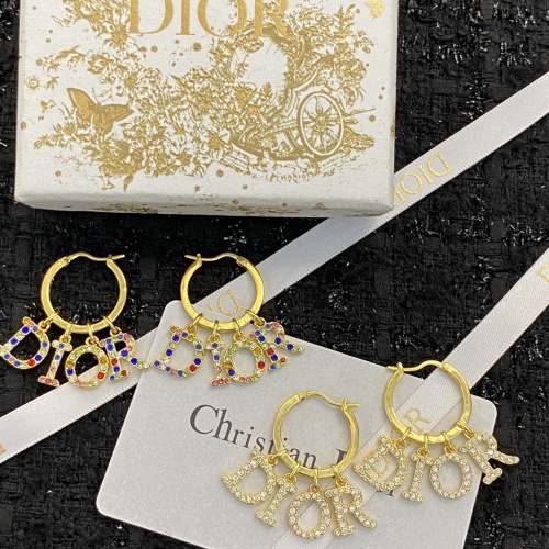 Replica Christian Dior Earrings For Women #1205339 $38.00 USD for Wholesale