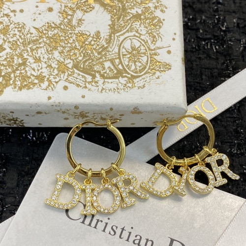 Replica Christian Dior Earrings For Women #1205339 $38.00 USD for Wholesale