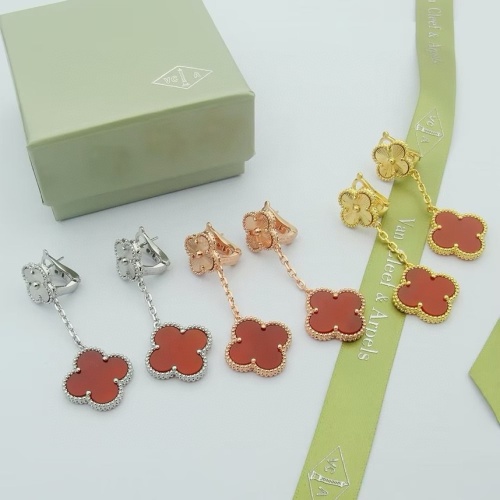 Replica Van Cleef & Arpels Earrings For Women #1205603 $34.00 USD for Wholesale