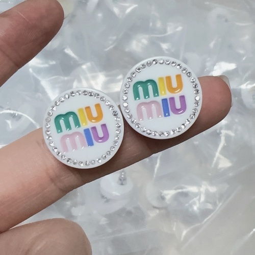 Wholesale MIU MIU Earrings For Women #1205605 $27.00 USD, Wholesale Quality Replica MIU MIU Earrings