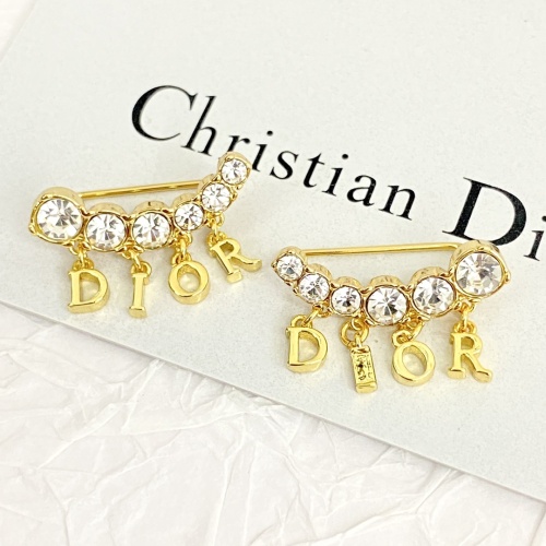 Replica Christian Dior Earrings For Women #1205628 $32.00 USD for Wholesale