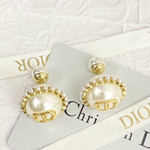 Replica Christian Dior Earrings For Women #1205657 $38.00 USD for Wholesale