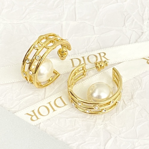 Wholesale Christian Dior Earrings For Women #1205666 $32.00 USD, Wholesale Quality Replica Christian Dior Earrings