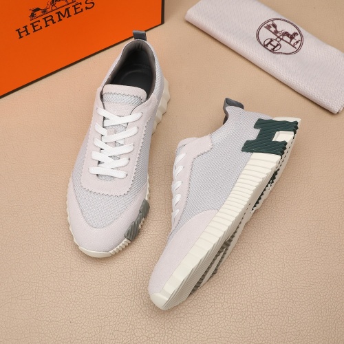 Replica Hermes Casual Shoes For Men #1205699 $80.00 USD for Wholesale