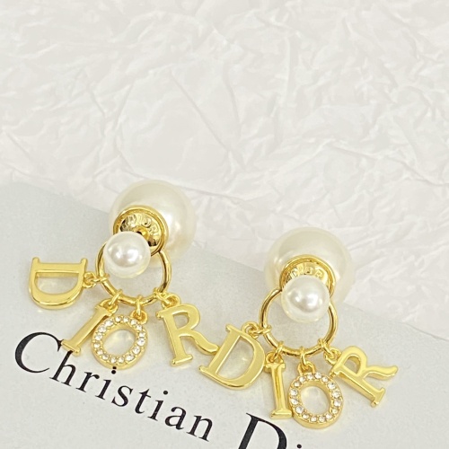 Replica Christian Dior Earrings For Women #1205800 $34.00 USD for Wholesale