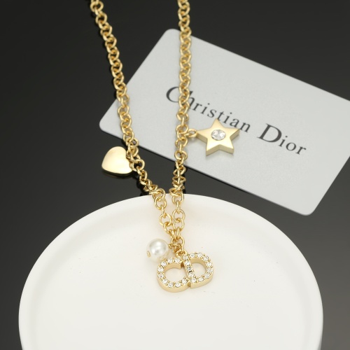 Replica Christian Dior Necklaces #1205863 $27.00 USD for Wholesale