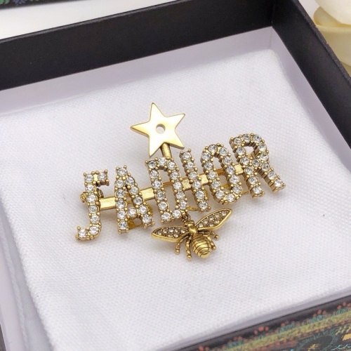 Replica Christian Dior Brooches For Women #1205877 $29.00 USD for Wholesale