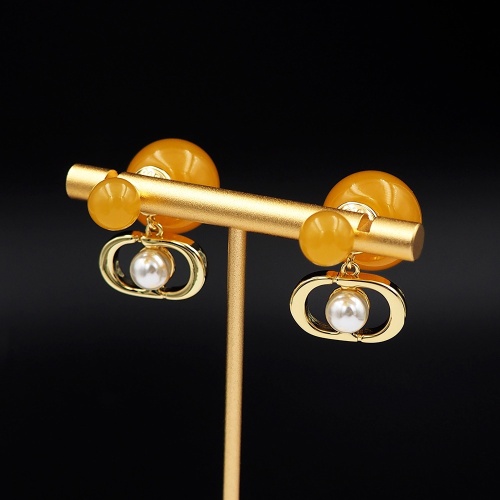 Replica Christian Dior Earrings For Women #1205919 $25.00 USD for Wholesale