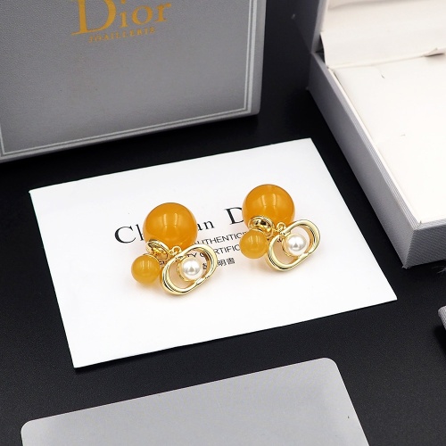 Replica Christian Dior Earrings For Women #1205919 $25.00 USD for Wholesale