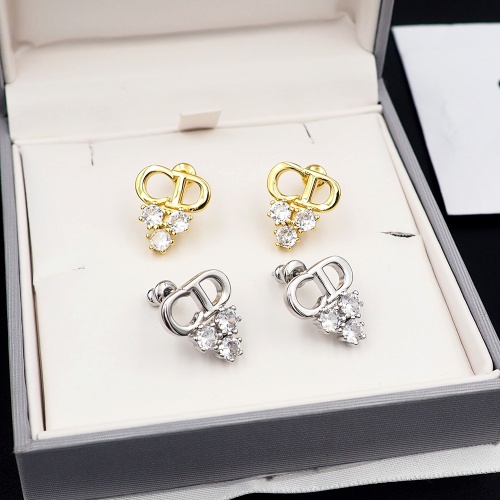 Replica Christian Dior Earrings For Women #1205954 $25.00 USD for Wholesale