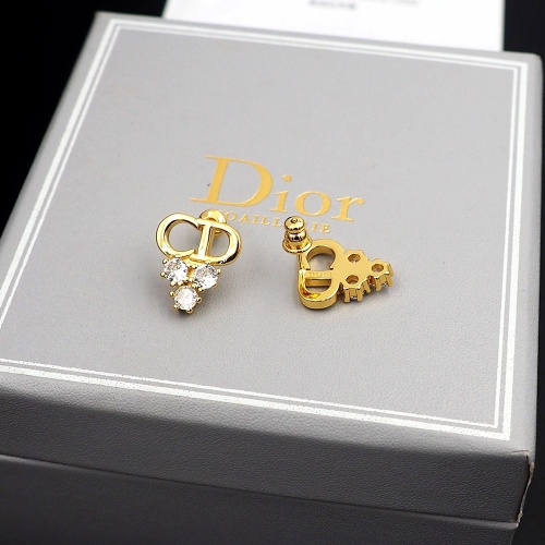 Replica Christian Dior Earrings For Women #1205955 $25.00 USD for Wholesale