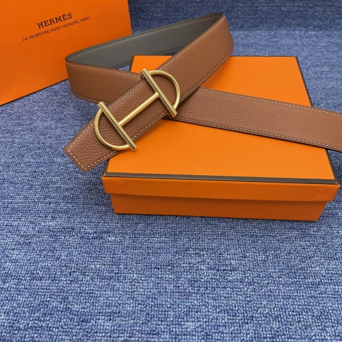 Replica Hermes AAA Quality Belts For Men #1206452 $56.00 USD for Wholesale