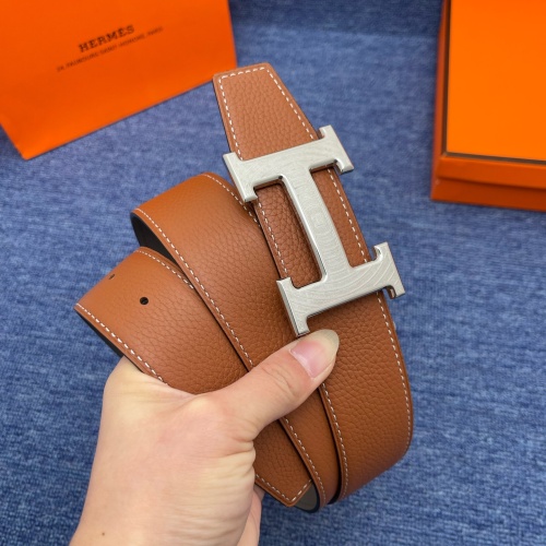 Replica Hermes AAA Quality Belts For Men #1206461 $56.00 USD for Wholesale