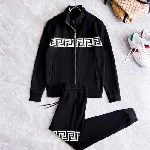 Wholesale Versace Tracksuits Long Sleeved For Men #1207044 $82.00 USD, Wholesale Quality Replica Versace Tracksuits