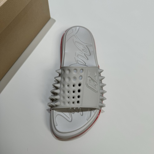 Replica Christian Louboutin CL Slippers For Men #1207306 $60.00 USD for Wholesale