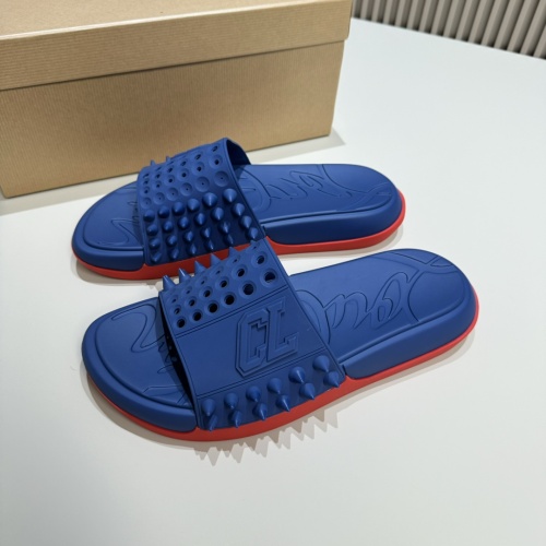 Wholesale Christian Louboutin CL Slippers For Men #1207310 $60.00 USD, Wholesale Quality Replica Christian Louboutin CL Slippers