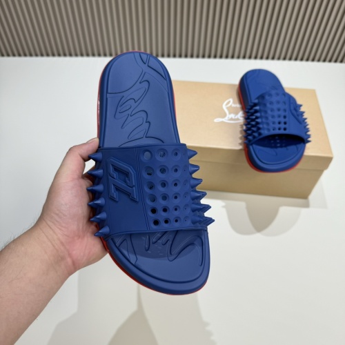 Replica Christian Louboutin CL Slippers For Men #1207310 $60.00 USD for Wholesale