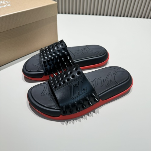 Wholesale Christian Louboutin CL Slippers For Men #1207311 $60.00 USD, Wholesale Quality Replica Christian Louboutin CL Slippers